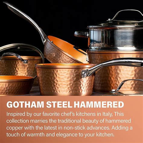 gotham steel hammered pans